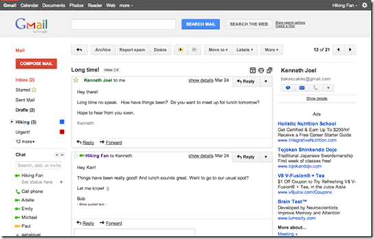 Check Out Gmail’s new look