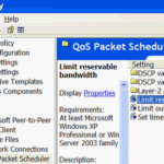 Increase internet Speed by tweaking QoS in Windows Xp