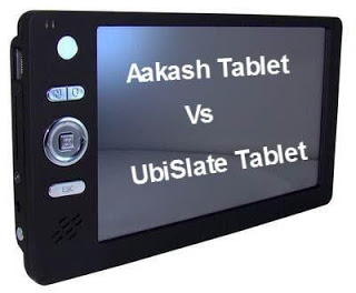 Comparison Between Aakash and UbiSlate 7 Tablet Models