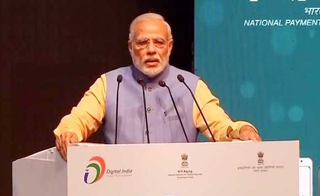 PM Says Soon Will Only Need Thumbprint For Money Transacations, Launches BHIM E-Wallet App