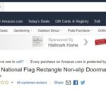 An Indian Flag Printed Onto A Doormat Is Being Sold On Amazon. Very Disrespectful!