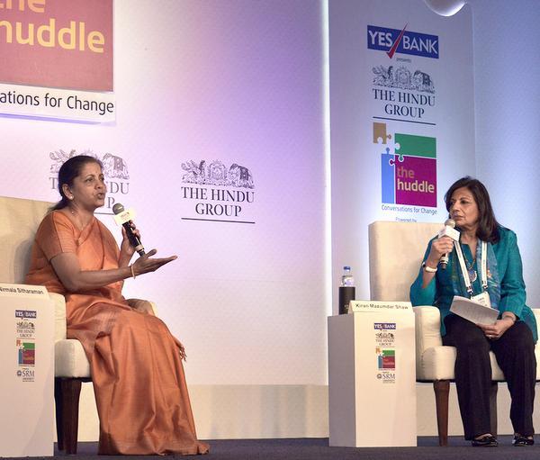 Ms. Sitharaman said the government is working on eradicating bottlenecks for simplifying the regulations